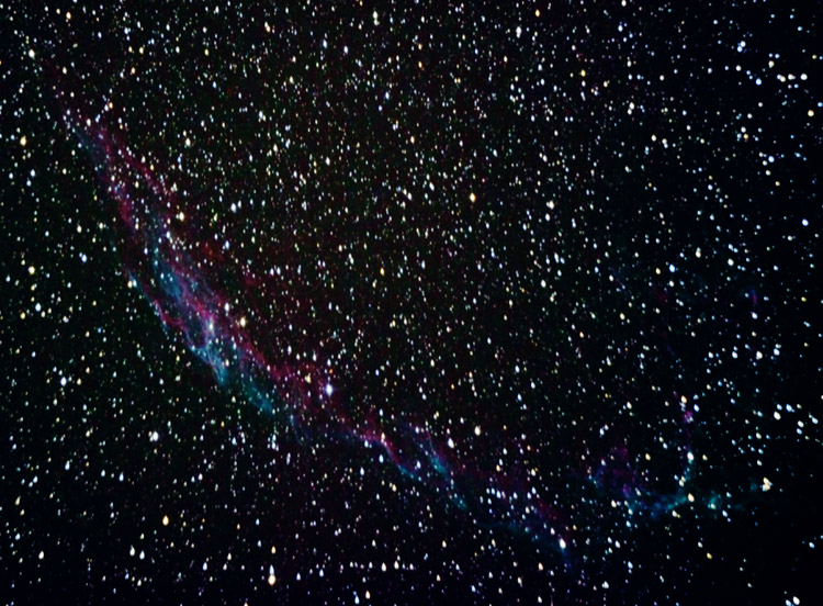 The eastern part of the veil nebula