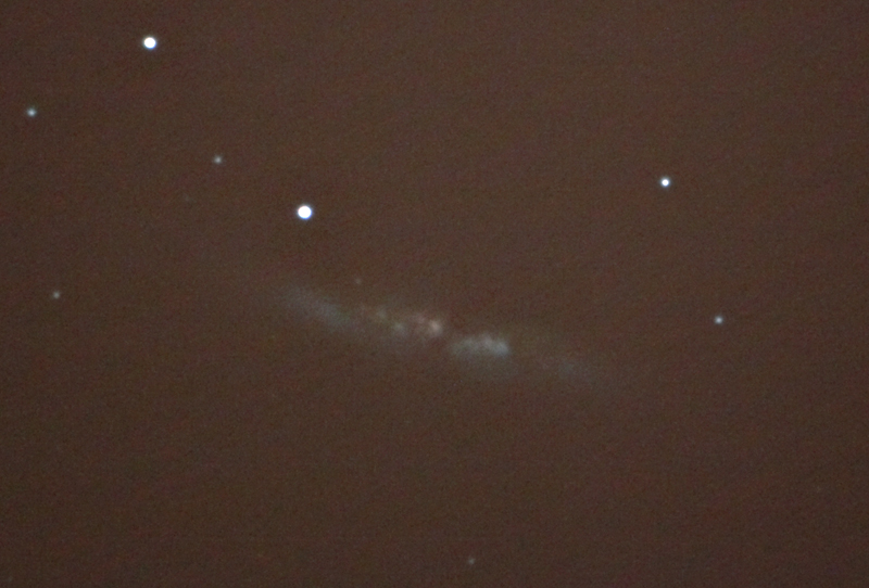 Enhanced image of M82