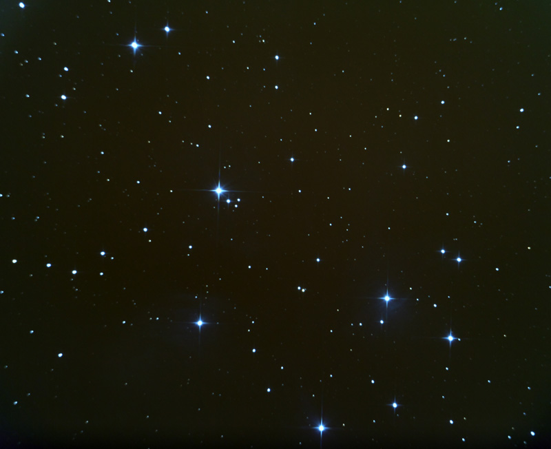 Image of M45, the Pleiades