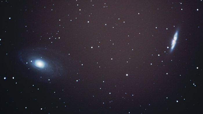 Image showing M81 and M82 in one field
