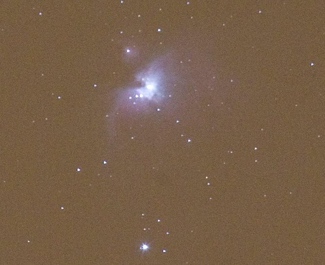 Photo of M42 nebula in Orion