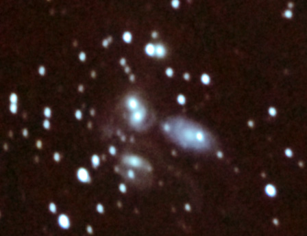 Photo of Stephan's quintet from dark site